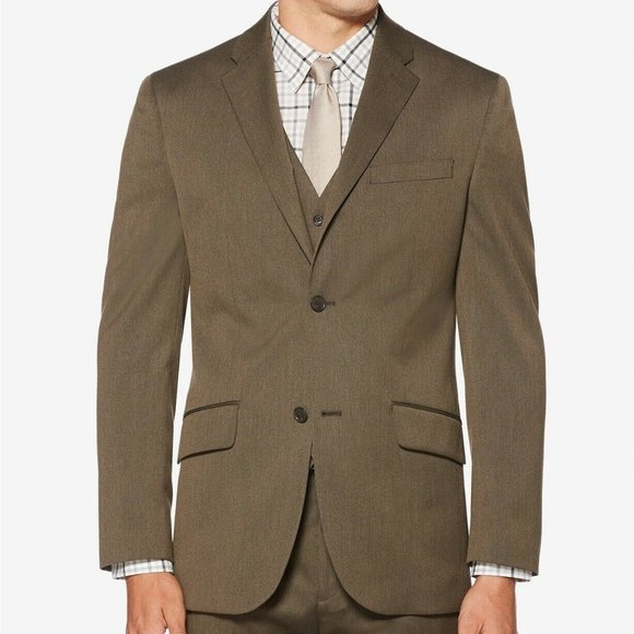 Perry Ellis Men's Solid Sport Coat Blazer